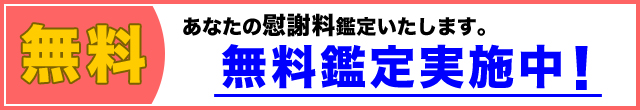 あなたの慰謝料鑑定いたします。無料鑑定実施中！詳しくはこちら